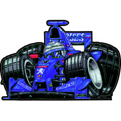 Autocollant F1_Peugeot_Prost