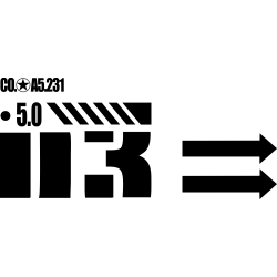 Sticker Ds3 D3 Logo Droite