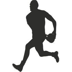 Sticker Rugby Joueur