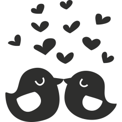 Sticker Cur Oiseaux