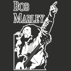 Sticker Bob Marley
