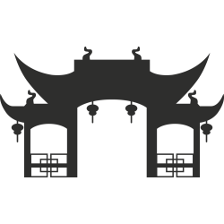 Sticker Temple Bouddha