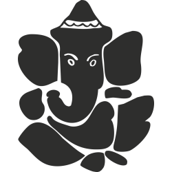 Sticker Symbole Ganesh 2