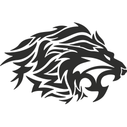 Sticker Tribal Lion