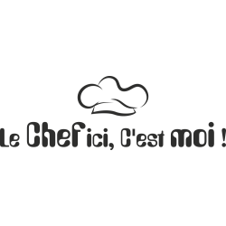 Sticker Cuisine Le Chef