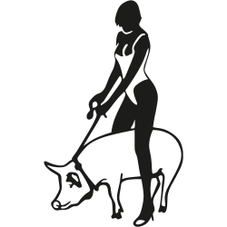 femme cochon