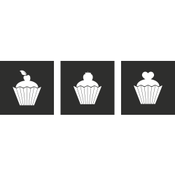 Sticker Cuisine Muffin