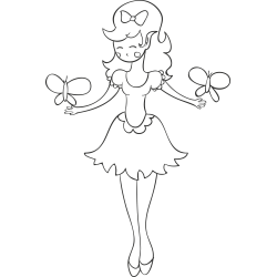 Sticker Fée Papillons