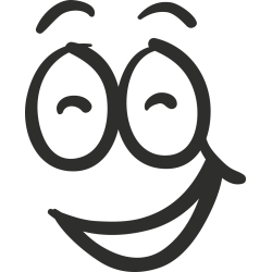 Sticker Smiley Sourire