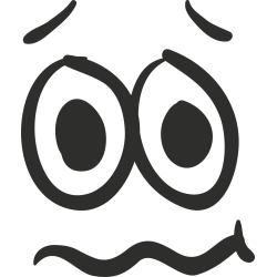 Sticker Smiley Malade