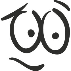 Sticker Smiley Gêné