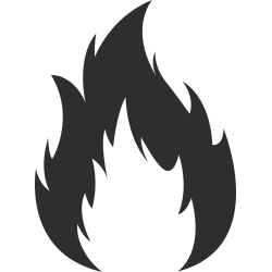 Sticker Flamme 2