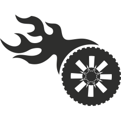 Autocollant Racing Gauche