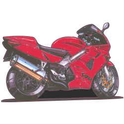 Autocollant 1142-Honda-VFR
