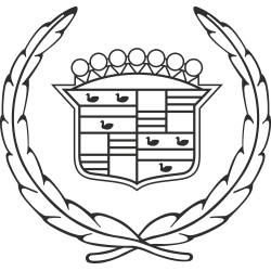 Sticker Cadillac Blason