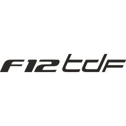 Sticker Ferrari F12 Tdf
