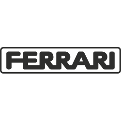 Sticker Ferrari Rectangle