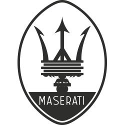 Sticker Maserati Logo