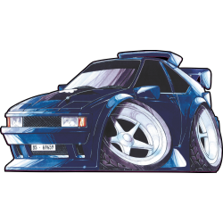 Autocollant 1163-Toyota-Celica