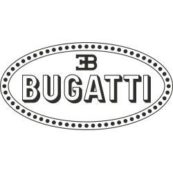 Sticker Bugatti Logo 3