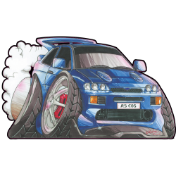 Stickers 1168-Ford-Escort