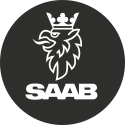 Sticker Saab Logo