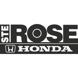 Sticker Honda Moto Sainte Rose