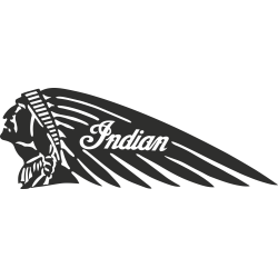 Sticker Indian Gauche