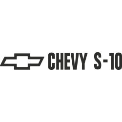Sticker Chevrolet Trucks S10