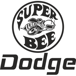 Sticker Dodge Truck Super Bee
