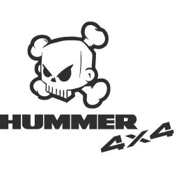 Sticker Hummer 4x4 Jdm