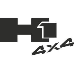 Sticker Hummer 4x4 H1