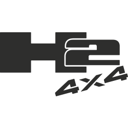 Sticker Hummer 4x4 H2