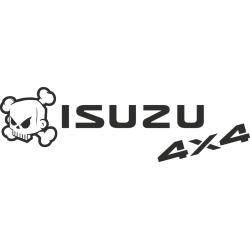 Sticker Isuzu 4x4