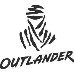 Sticker Mitsubishi 4x4 Dakar Outlander