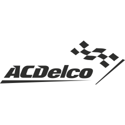 Sticker Acdelco Drapeau