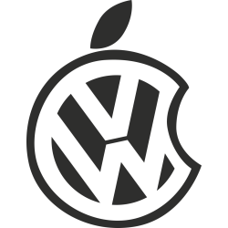 Sticker Apple Vw