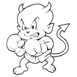 Sticker petit diable