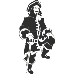 Sticker Captain Morgan 1