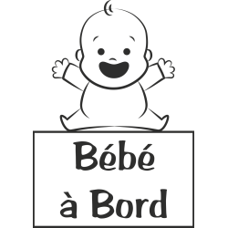 Sticker Bébé à Bord Bébé 2