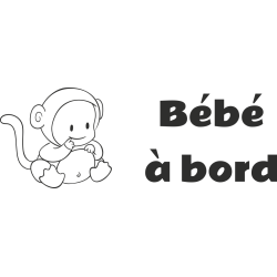 Sticker Bébé à Bord Bébé 4