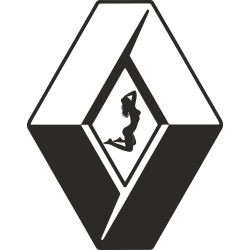Sticker Sexy Logo Renault