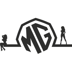 Sticker Sexy Logo Mg