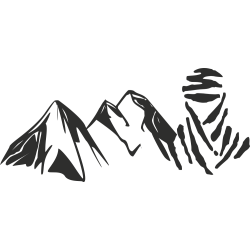 Sticker Montagne Touareg