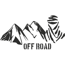 Sticker Montagne Touareg Off Road
