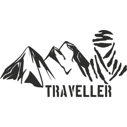 Sticker Montagne Touareg Traveller