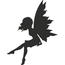 Sticker Fée Assise