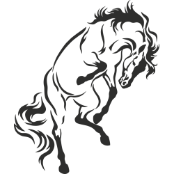 Sticker Cheval Debout