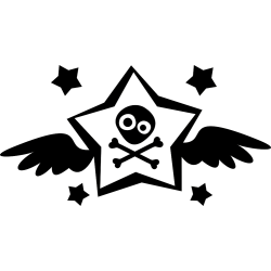 Sticker Bd 10 Tête De Mort