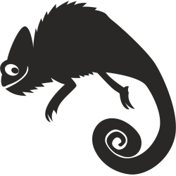 Sticker Caméléon Simple